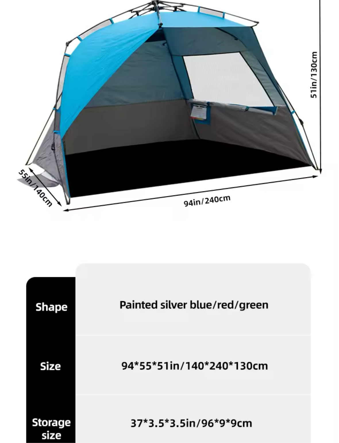 Instant Pop-Up Tent